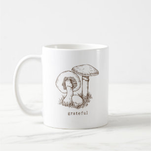 Rustic Minimalist Brown Fall Thanksgiving Coffee Mug