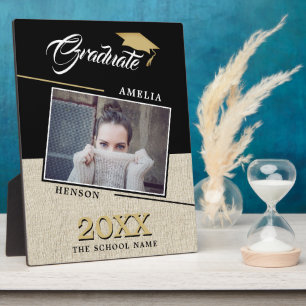 Rustic Modern 2022 Graduate Photo Graduation Plaque