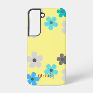 Rustic Modern Floral  Samsung Galaxy Case