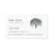 Rustic Modern Green & White Willow Tree Logo