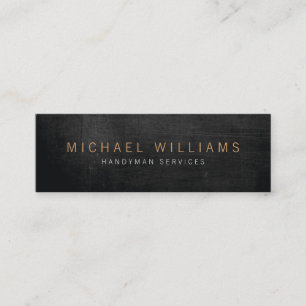 Rustic Modern Handyman, Builder Thin Business Card