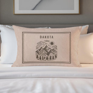 Rustic Modern Mountain Custom Pillowcase