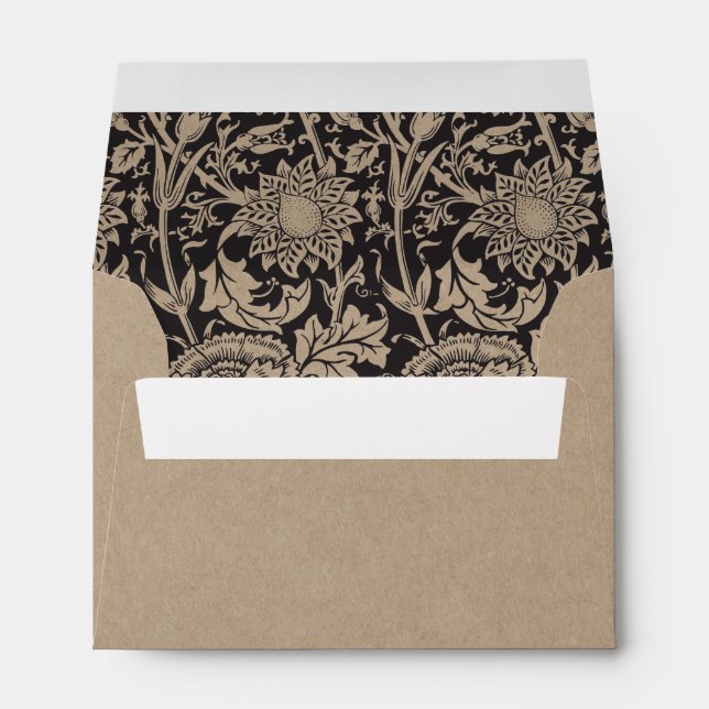 Rustic Modern We Do Kraft Wedding A6 Envelope (Back (Bottom))