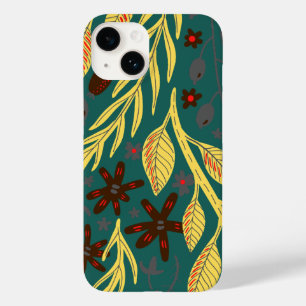 Rustic Monogram Floral Case-Mate iPhone 14 Case