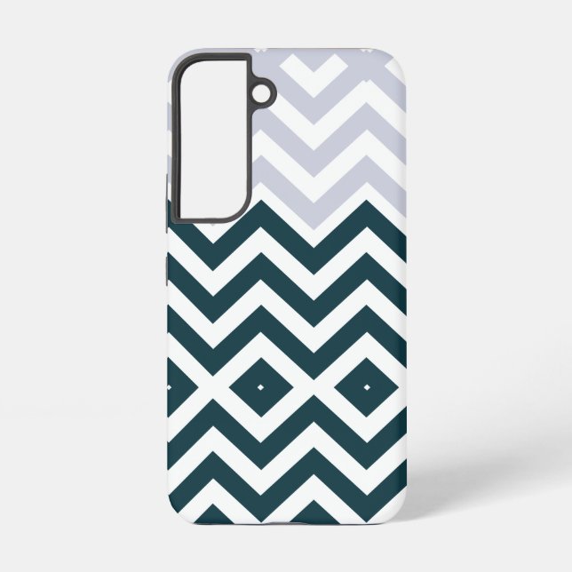 Rustic Monogram Groovy Chic Samsung  Galaxy S22 Case (Back)