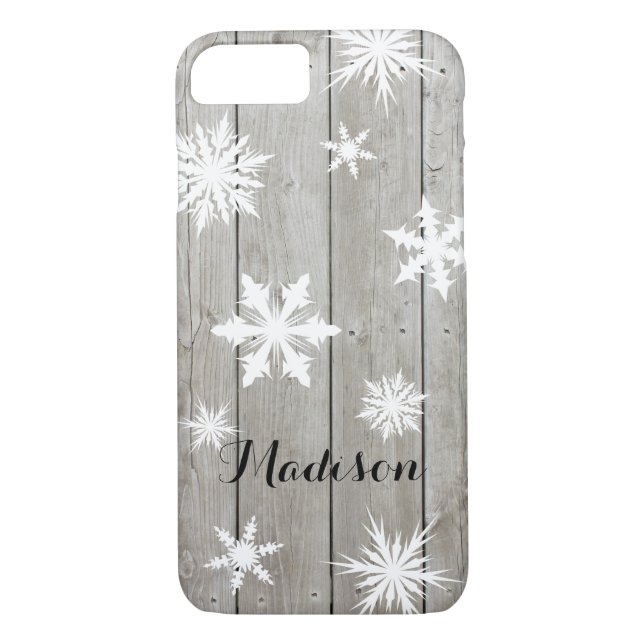 Rustic Monogram iPhone 7 Case (Back)