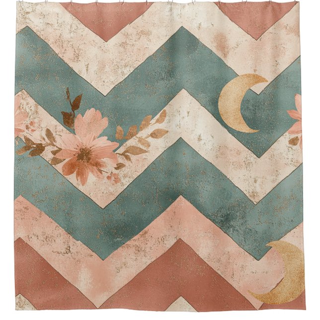 Rustic Moon Floral Chevron Earthy Pattern (6) (Front)