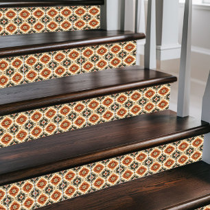 Rustic Moroccan Sunburst – Terracotta & Cream Tile