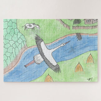 "Rustic motifs" Jigsaw Puzzle