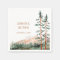Rustic Mountain Landscape, Fog, Pine Trees Wedding