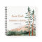  Rustic Mountain Landscape Pine Trees Guest Book
