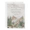 Rustic Mountain Woodland Forest Animals Wedding