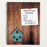 Rustic moving to a new home to do list planner<br><div class="desc">Moving to a new home to do list,  contacts,   planne,  repairs,  planner.
Add your own text at the front to personalize it.</div>