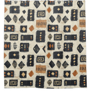 Rustic Mudcloth Geometric Pattern (2)