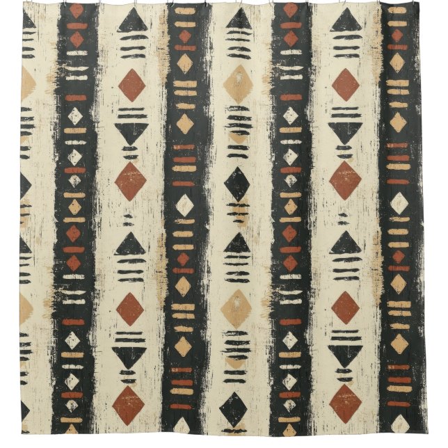 Rustic Mudcloth Geometric Pattern (4) (Front)