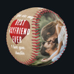 Rustic My Best Boyfriend Ever Red Heart 2 Photos Baseball<br><div class="desc">Rustic My Best Boyfriend Ever Red Heart 2 Photos Baseball. Modern personalized baseball featuring 2 photos, modern and trendy typography saying You are my best boyfriend ever, lovely red hearts and names on a beige rustic background. Add your names and 2 photos and make a lovely gift for your boyfriend...</div>