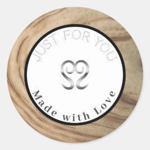 Rustic Natural Wood Grain Makeup Labels