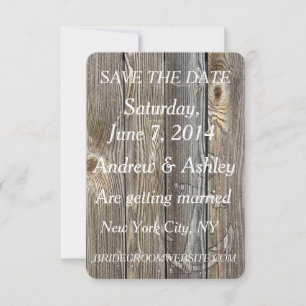Rustic Nautical Theme/Beach Wedding save the date