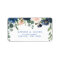 Rustic Navy Blue Blush Flowers Bloom Wedding