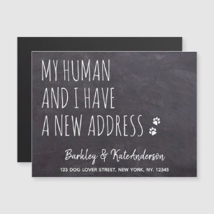 Rustic New Address Dog Moving Announcement