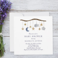 Rustic Night Sky Mobile Baby Shower