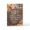 Rustic Nothing Fancy Just Love invitation
