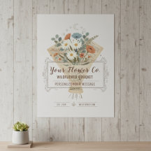 Rustic Novel-Wrapped Flowers Customizable