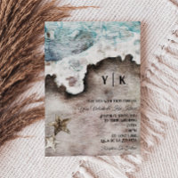 Rustic Ocean | Beach Destination Monogram Wedding