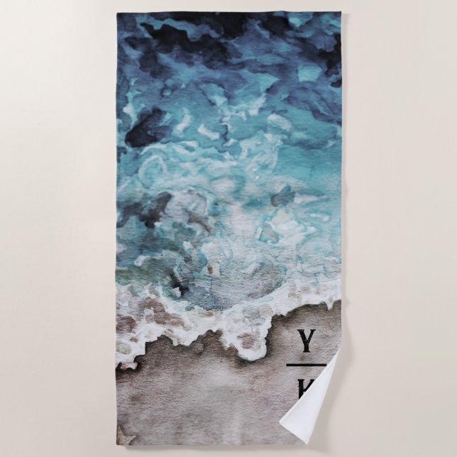 Rustic Ocean | Beach Towel (Front)
