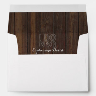 Rustic Old Barn String Lights I DO BBQ Envelope