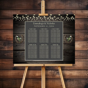 Rustic Old Barn Wood Wedding Seating Chart