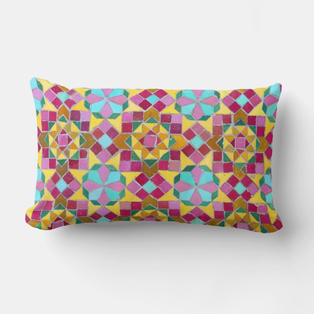 Rustic Old Mosaic Cushions (Front)