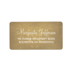 Rustic Old Wedding Label