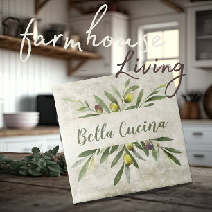 Rustic Olive & Branches Bella Cucina Tile