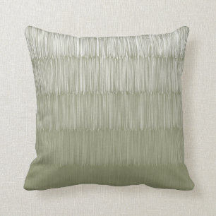 Rustic Ombre Sage Throw Pillow