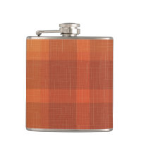 Rustic Orange Autumn  Fall Plaid Tartan 