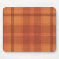 Rustic Orange Autumn  Fall Plaid Tartan Wrapping P