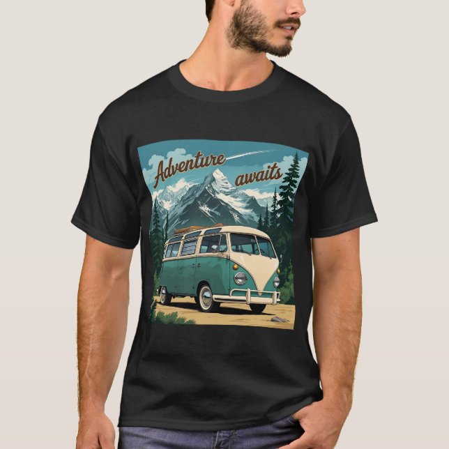 Rustic Outdoor Adventure Gift T-Shirt (Front)