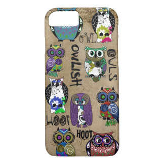 Rustic Owl Design Case-Mate iPhone Case