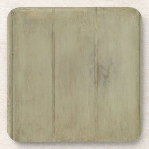Rustic Painted Wood Coaster