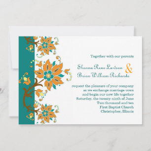 Rustic Paisley invitation