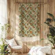 Rustic Paisley Throw Boho Earth Colours Blend Fleece Blanket Zazzle