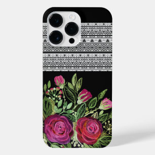 Rustic patchwork iPhone 14 pro max case