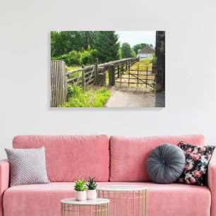 Rustic Path, Mytholmroyd Canvas Print