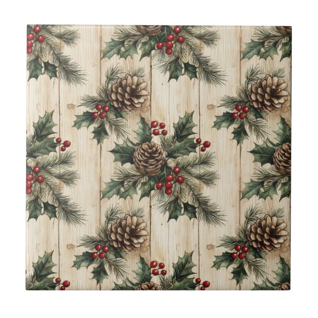 Rustic Pattern Ceramic Tile (Front)