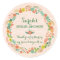 Rustic Peach Floral Wreath Bridal Wedding Shower