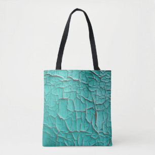 Rustic peeling paint tote bag