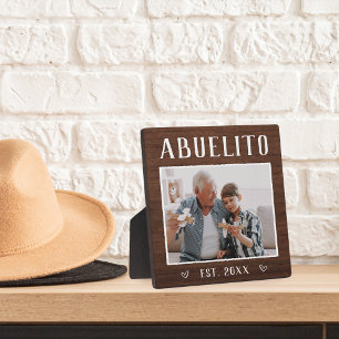 Rustic Personalized Abuelito Grandpa Plaque