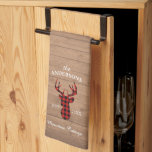Rustic personalized mountain house Family Kitchen Towel<br><div class="desc">Add a special touch to your Mountain House!</div>