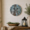Rustic Personalized Teal Distressed Wood Custom